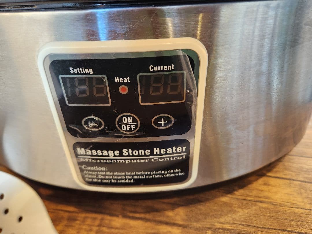 ホットストーンウォーマー、ストーン21個付き