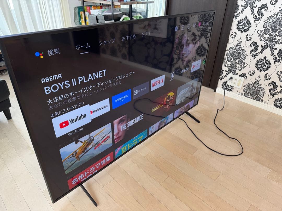 SONY 65型 2023年製 4K チューナーレスTV Bravia