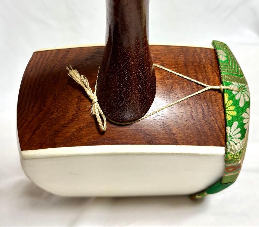 三味線セット 細棹 三つ折り棹 バチ