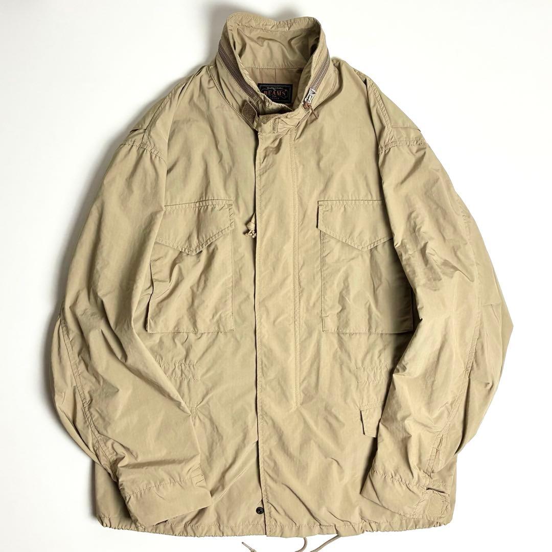 【極美品】ビームス/M-65ミリタリージャケット/リップストップ/小松マテーレ