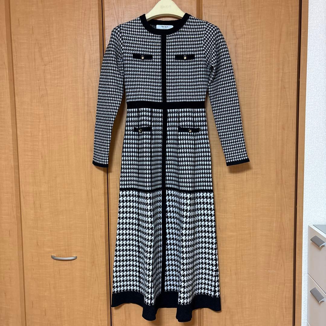 herlipto Montaigne Knit Long Dress ワンピース