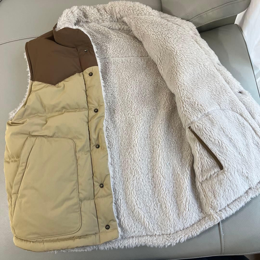 patagonia ダウンベスト ベージュ・ブラウン