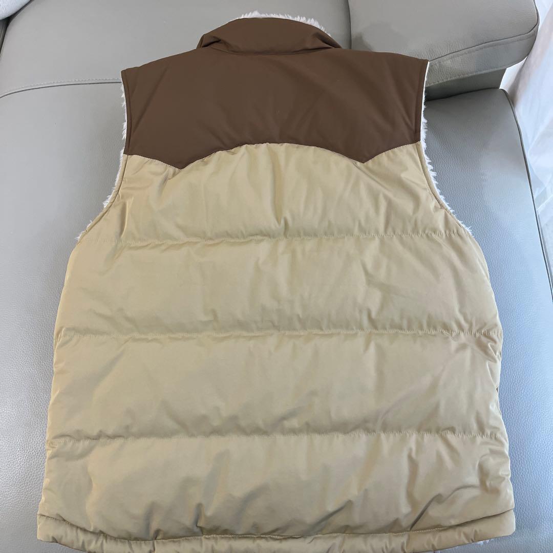 patagonia ダウンベスト ベージュ・ブラウン