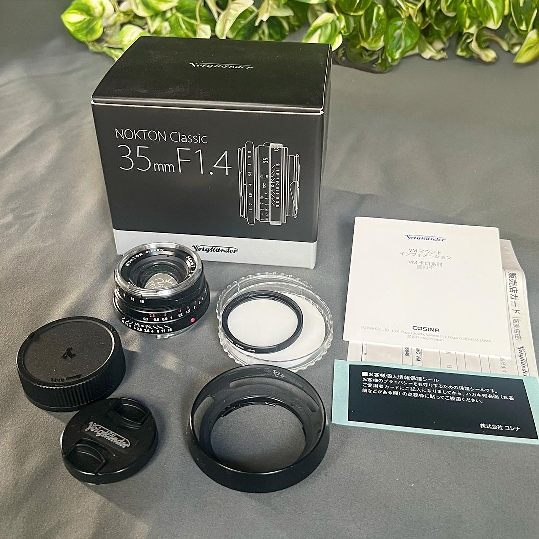 NOKTON classic F1.4 II MC【純正フード＆プロテクター付】