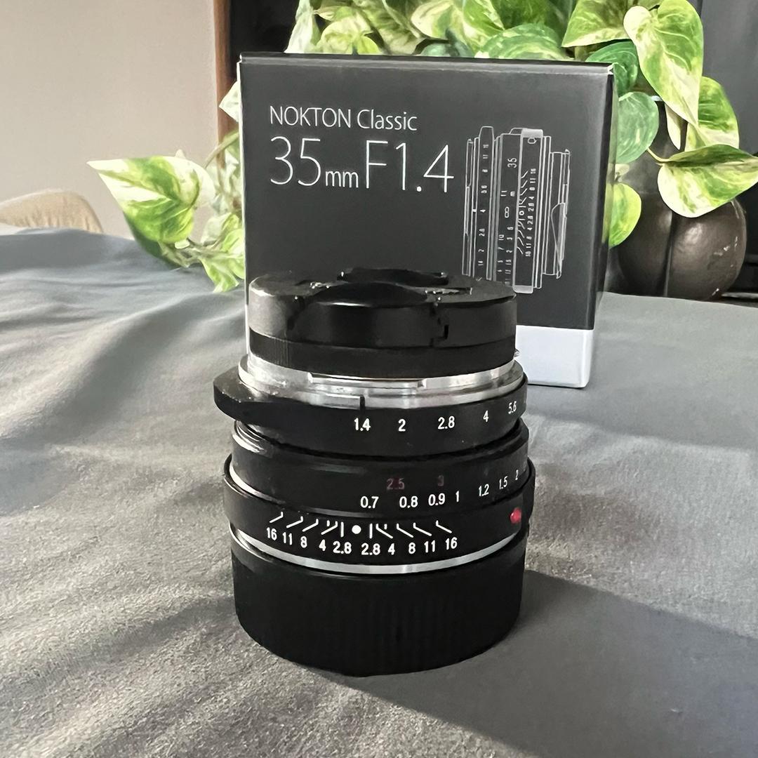 NOKTON classic F1.4 II MC【純正フード＆プロテクター付】