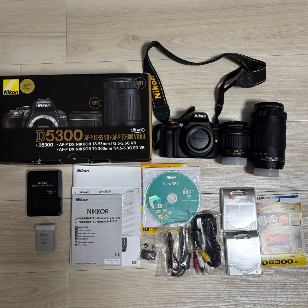 Nikon D5300 ダブルズームキット　完動品