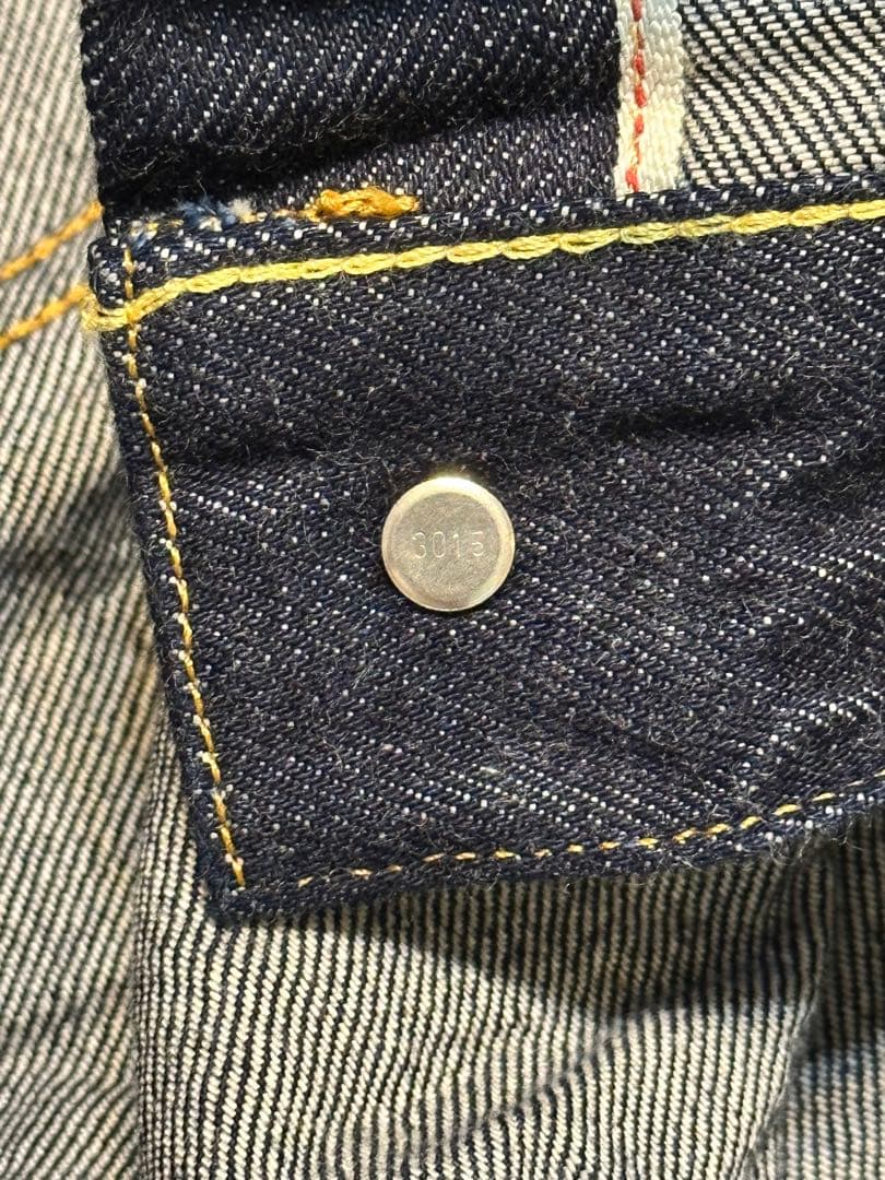 美品 リーバイスLEVI’S LVC 2nd 507XX T-back 44XL