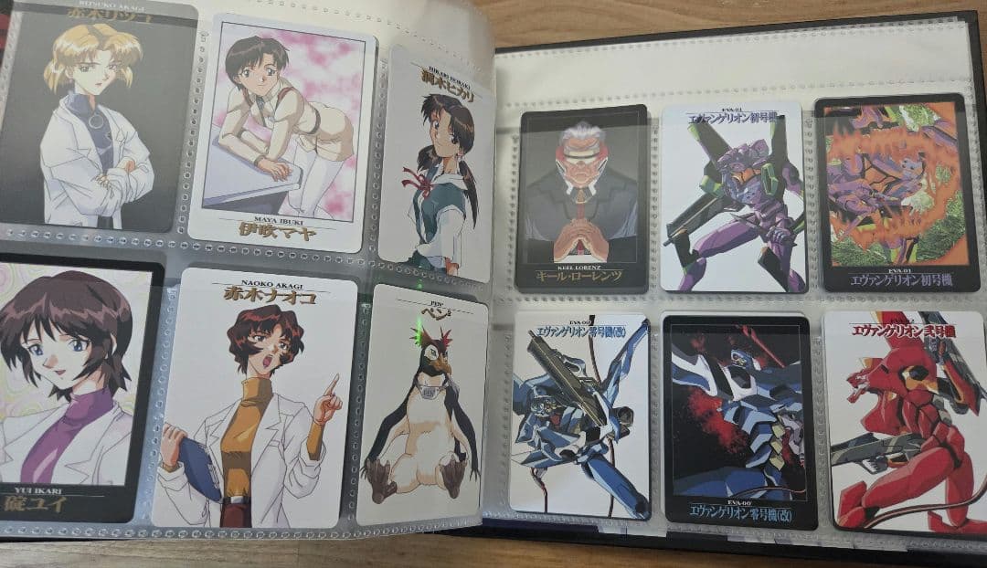 エヴァンゲリオンカードダスコンプリートアルバム付き108未剥がし付き