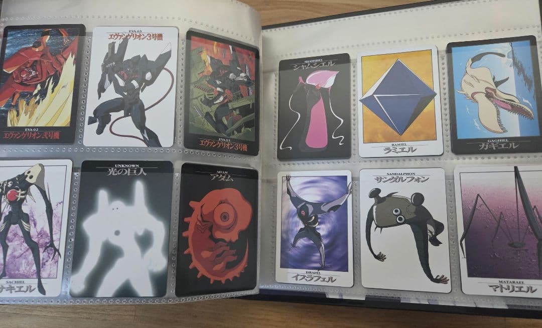 エヴァンゲリオンカードダスコンプリートアルバム付き108未剥がし付き