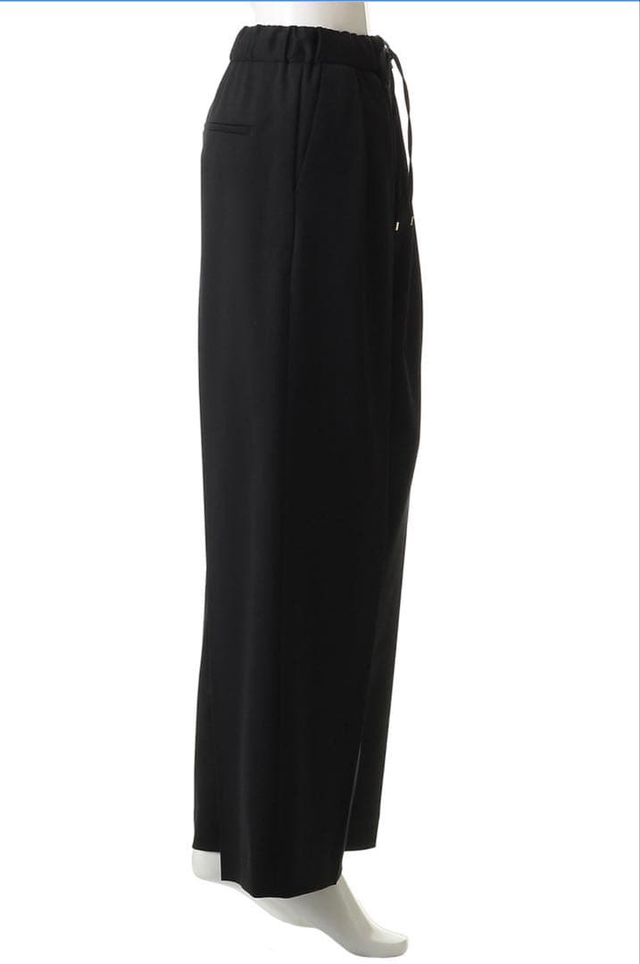 ebure 2025AW ウールベネストレッチ イージーワイドパンツ