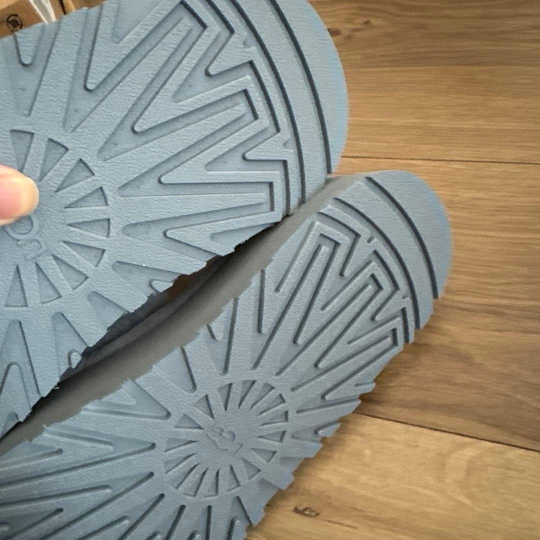 UGG グレー W DISCO SLIDE スライドサンダル