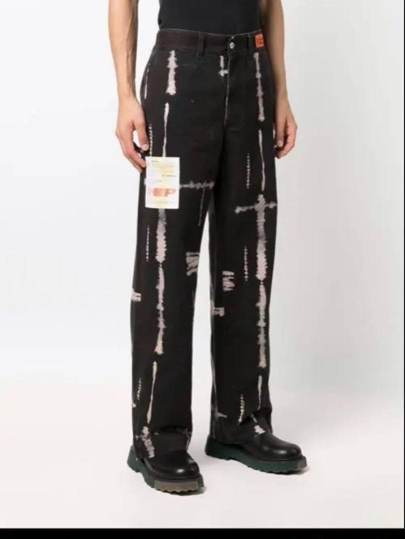HERON PRESTON チノパン SHIBORI TIE DYE CHINO