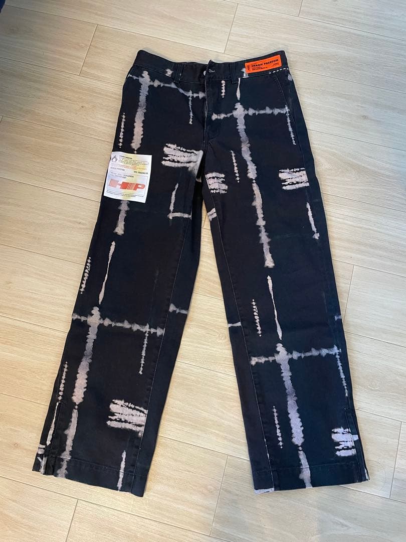 HERON PRESTON チノパン SHIBORI TIE DYE CHINO