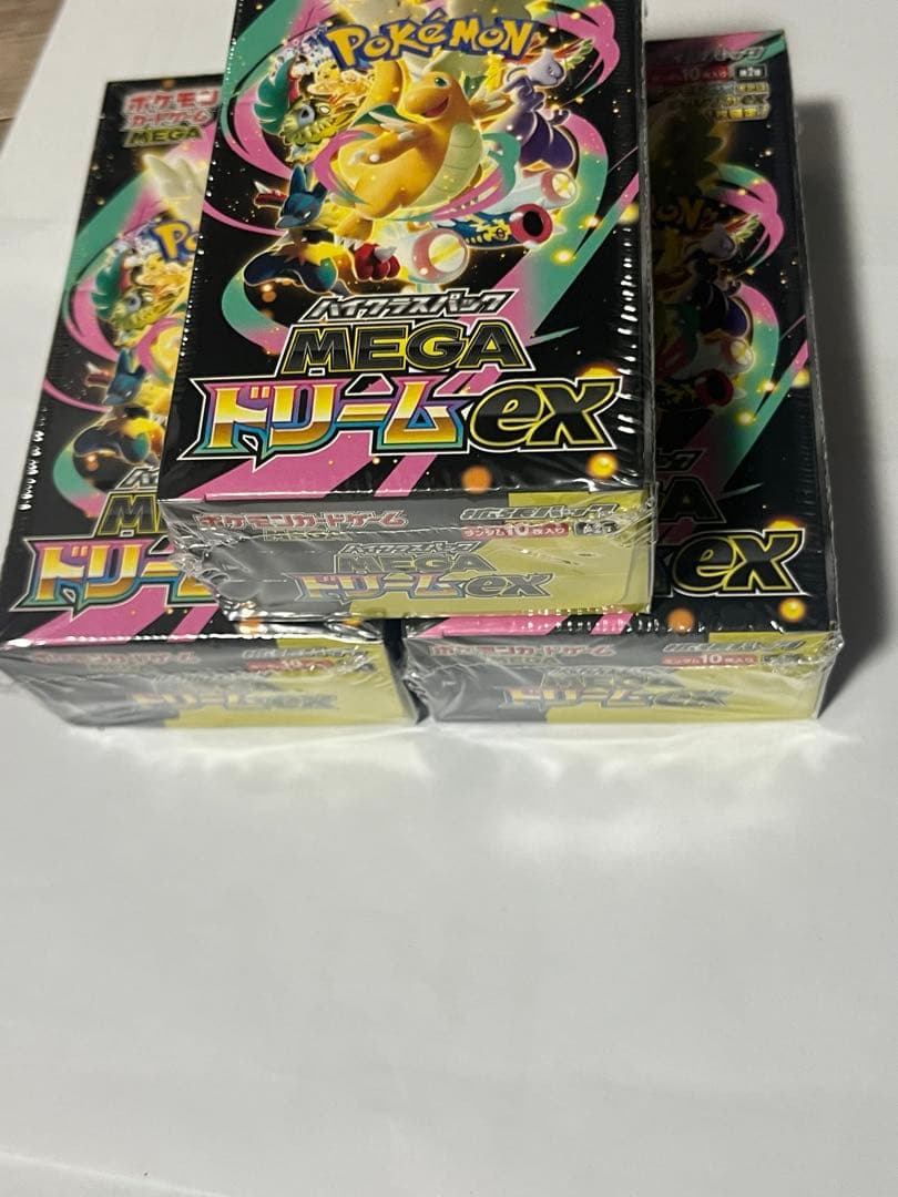 ポケモンカード MEGAドリームex ３BOX
