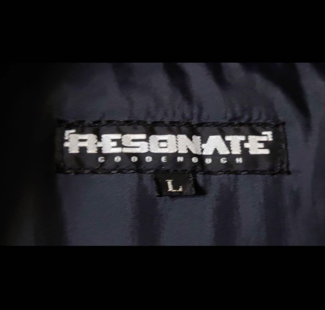 RESONATE GOODENOUGH G.N.F. ブラック ダウンジャケット