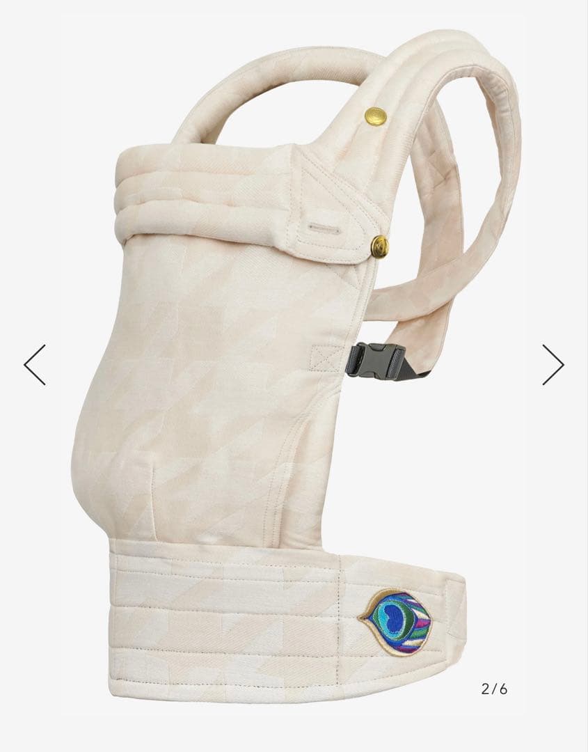 アーティポッペ　ザイガイストツイードW (オーガニックヘンプ) ホワイト　千鳥柄