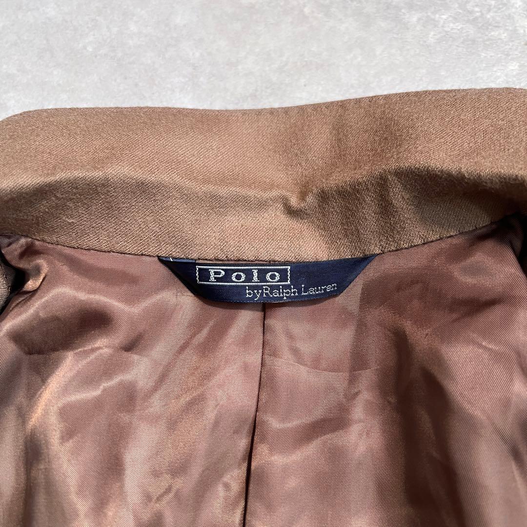 【極美品】ポロバイラルフローレン サキソニーウールスーツセットアップ AB8