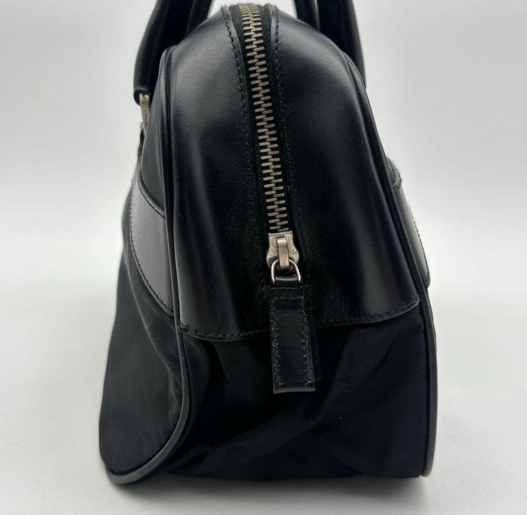 ⭐*️様 PRADA レザー×ナイロン ハンドバッグ