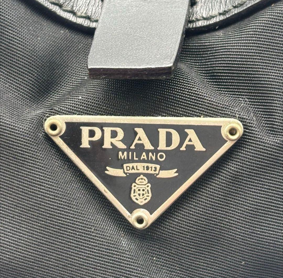 ⭐*️様 PRADA レザー×ナイロン ハンドバッグ
