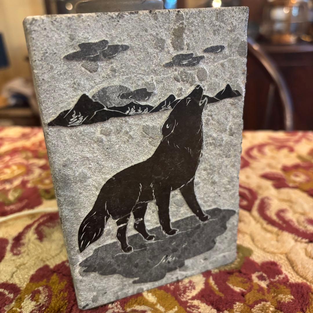 イヌイット SOAP Stone デスクライト　Siku 希少　ヴィンテージ