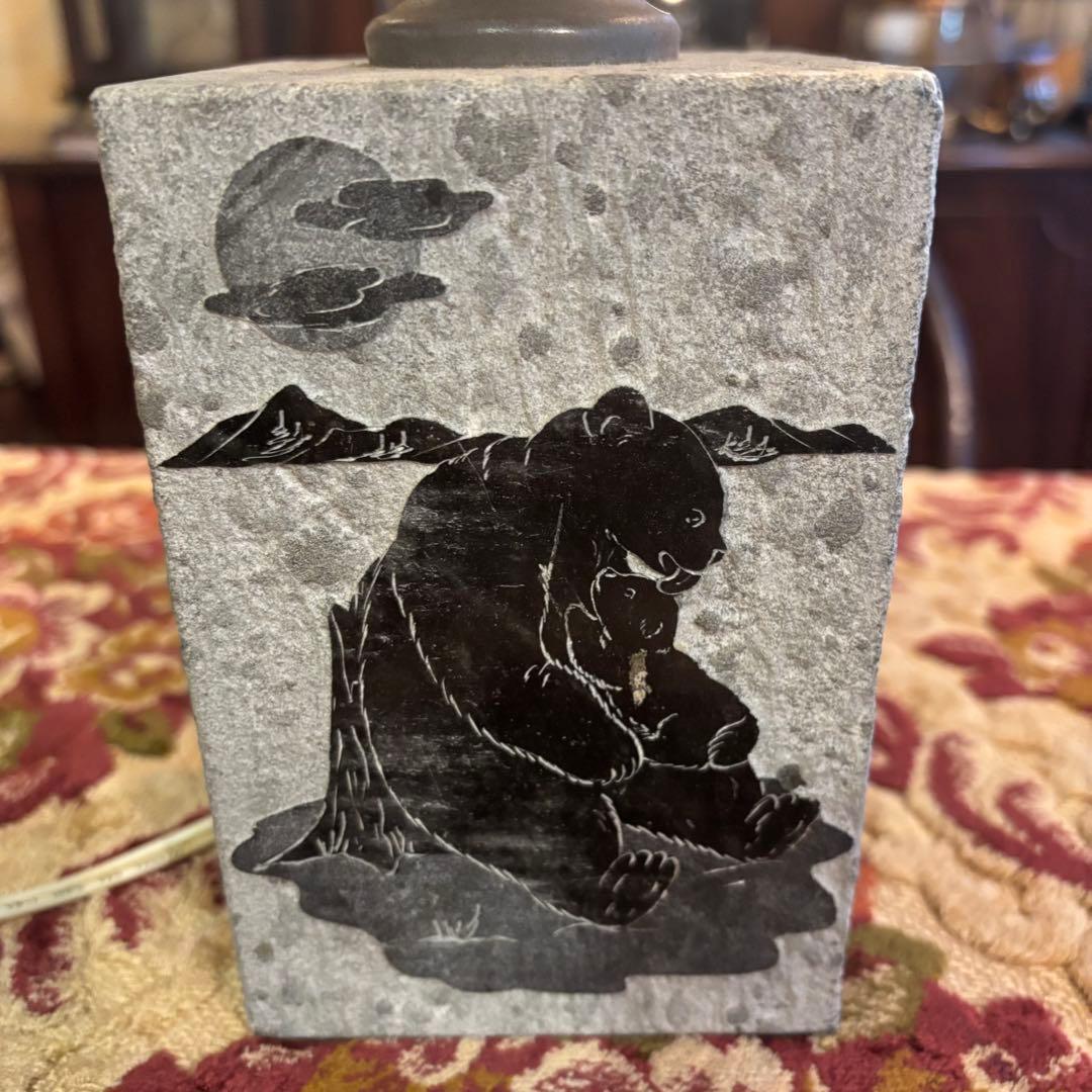 イヌイット SOAP Stone デスクライト　Siku 希少　ヴィンテージ