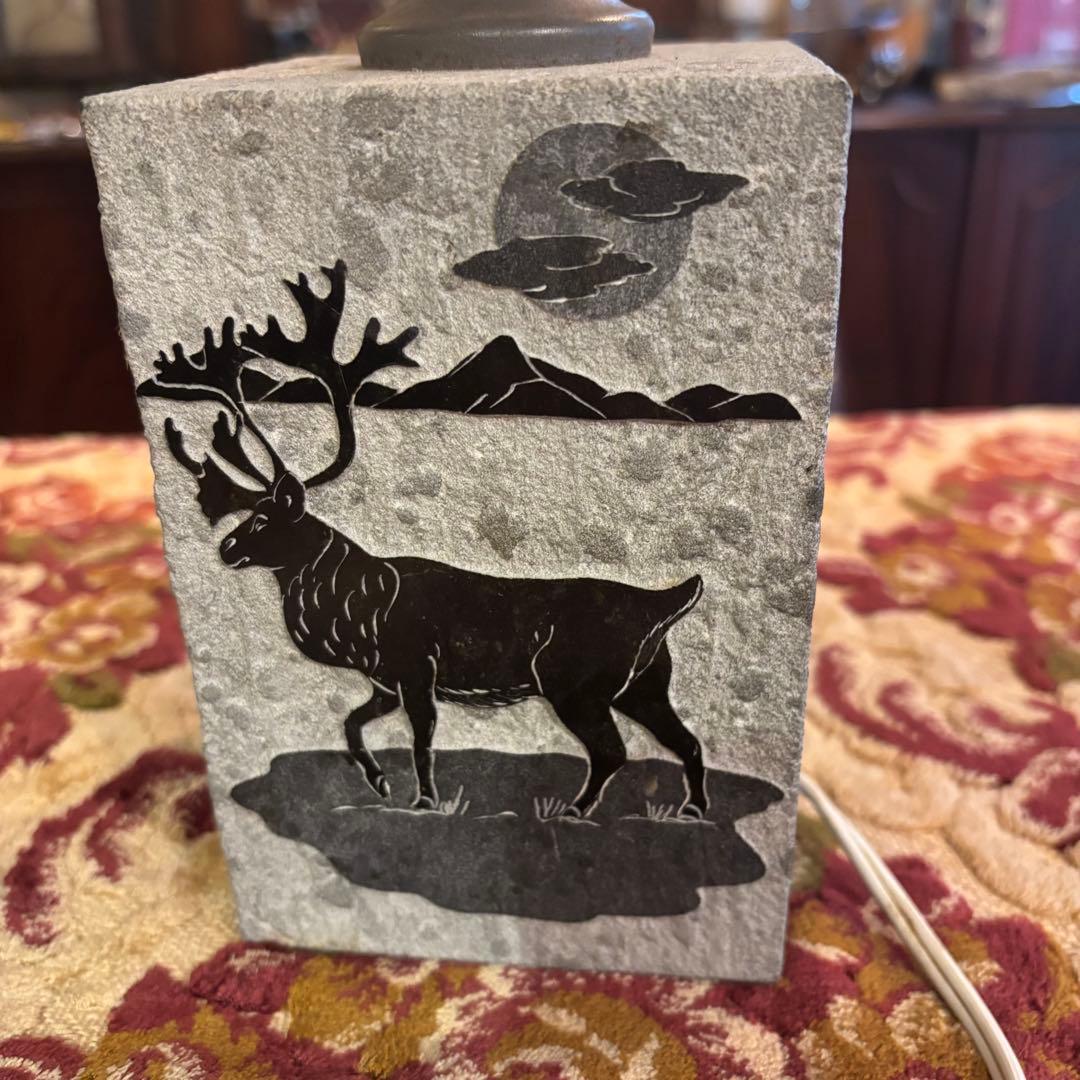 イヌイット SOAP Stone デスクライト　Siku 希少　ヴィンテージ