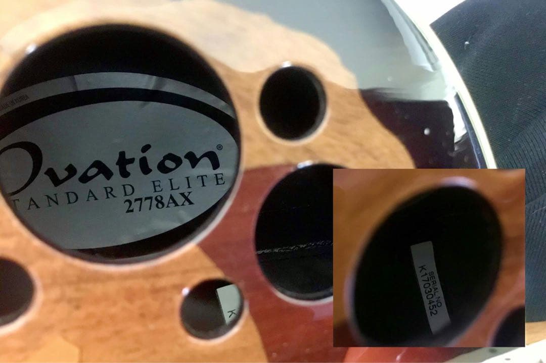 オベーション Standard Elite 2778AX 純正ハードケース付