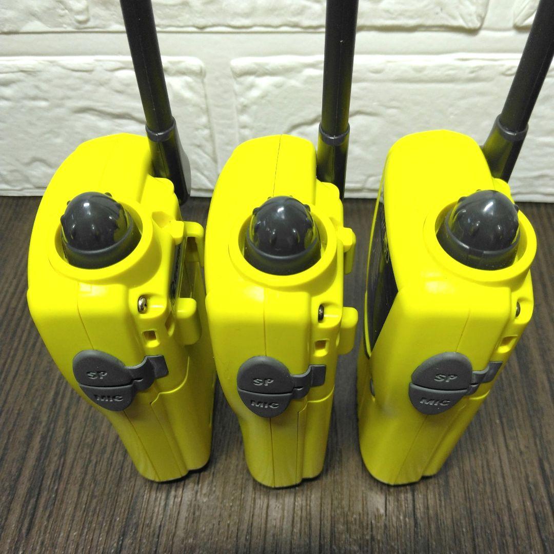 3台セット★KENWOOD UBZ-LK20 特定小電力トランシーバー イエロー