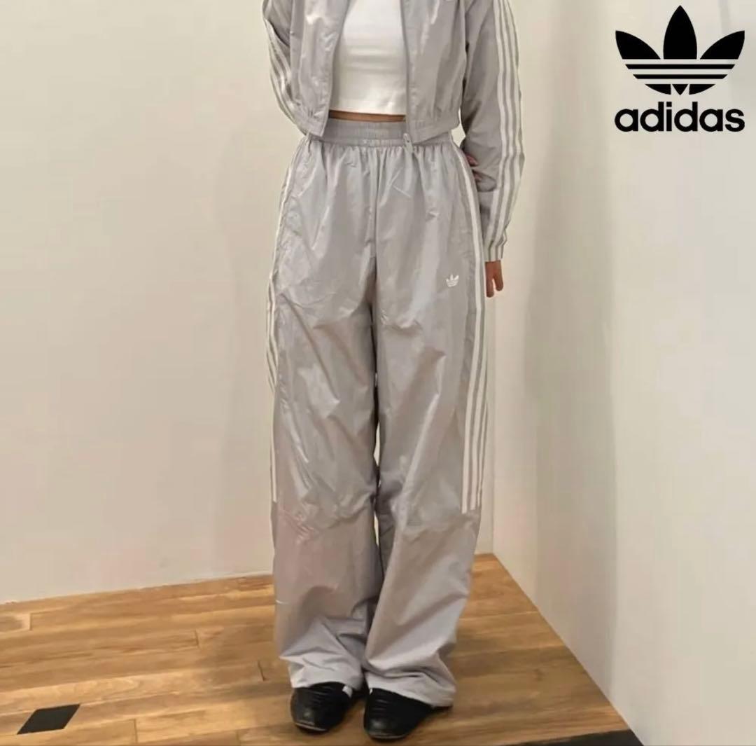 新品M】アディダス アディカラーチームガイスト　オーバーサイズ　トラックパンツ