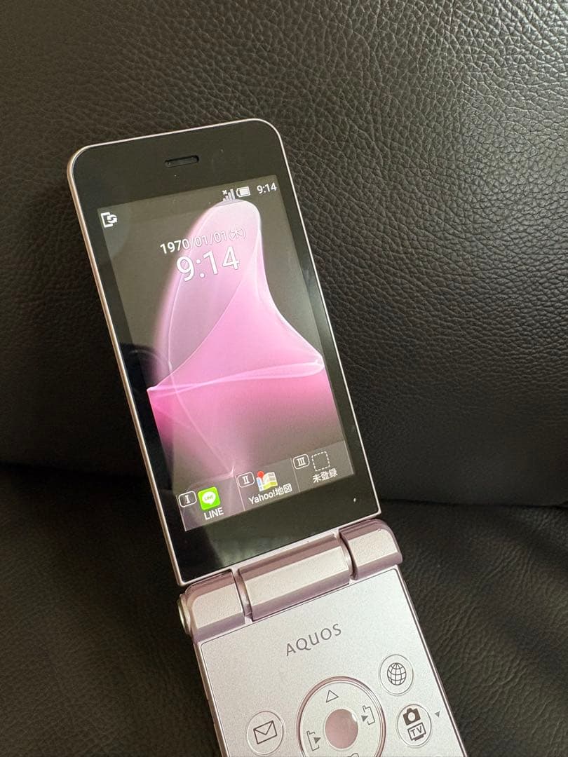 【美品】SoftBankソフトバンクAQUOS 携帯 601SH ガラケー 中古