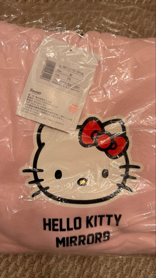 HELLO KITTY MIRROR9 ピンクパーカー