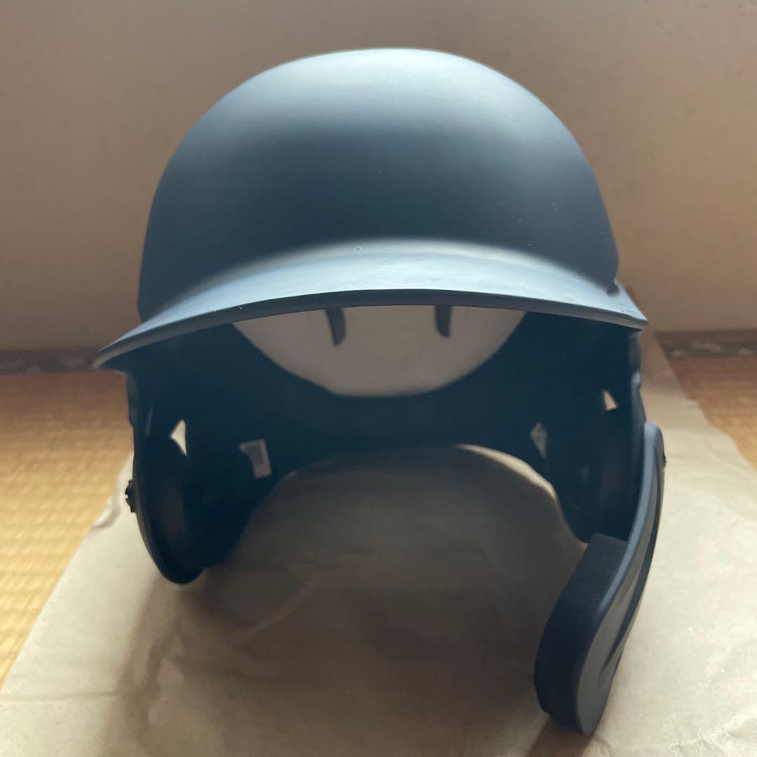ミズノ　硬式　ヘルメット フェイスガード　受注生産品　マットネイビー