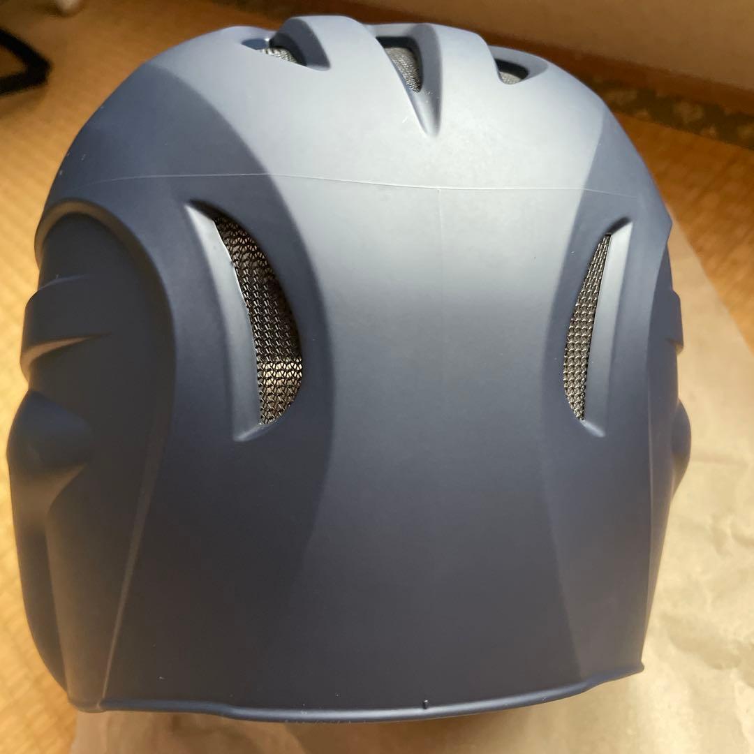 ミズノ　硬式　ヘルメット フェイスガード　受注生産品　マットネイビー