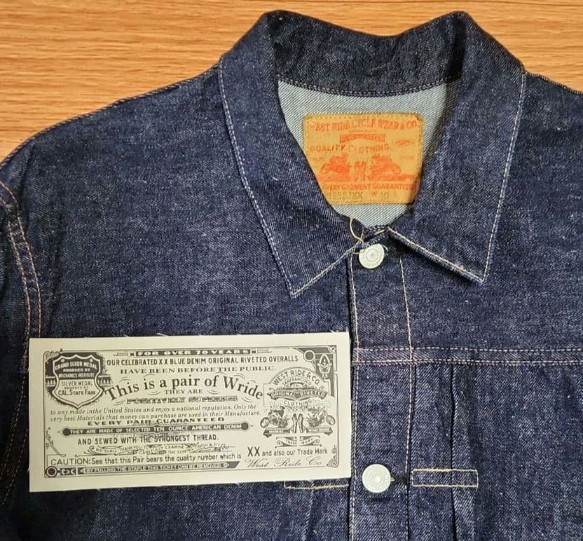 WESTRIDE×WAREHOUSE w1952JXX デニムジャケット