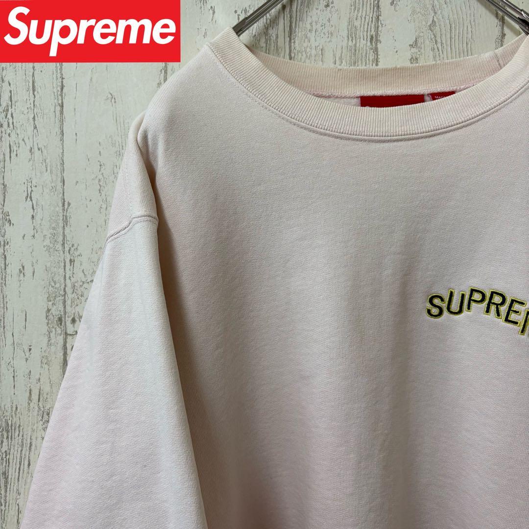 【激レア】SUPREME シュプリーム　スウェット　トレーナー　完売モデル　刺繍