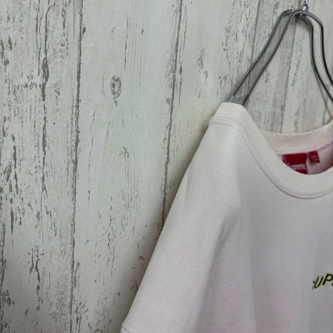 【激レア】SUPREME シュプリーム　スウェット　トレーナー　完売モデル　刺繍