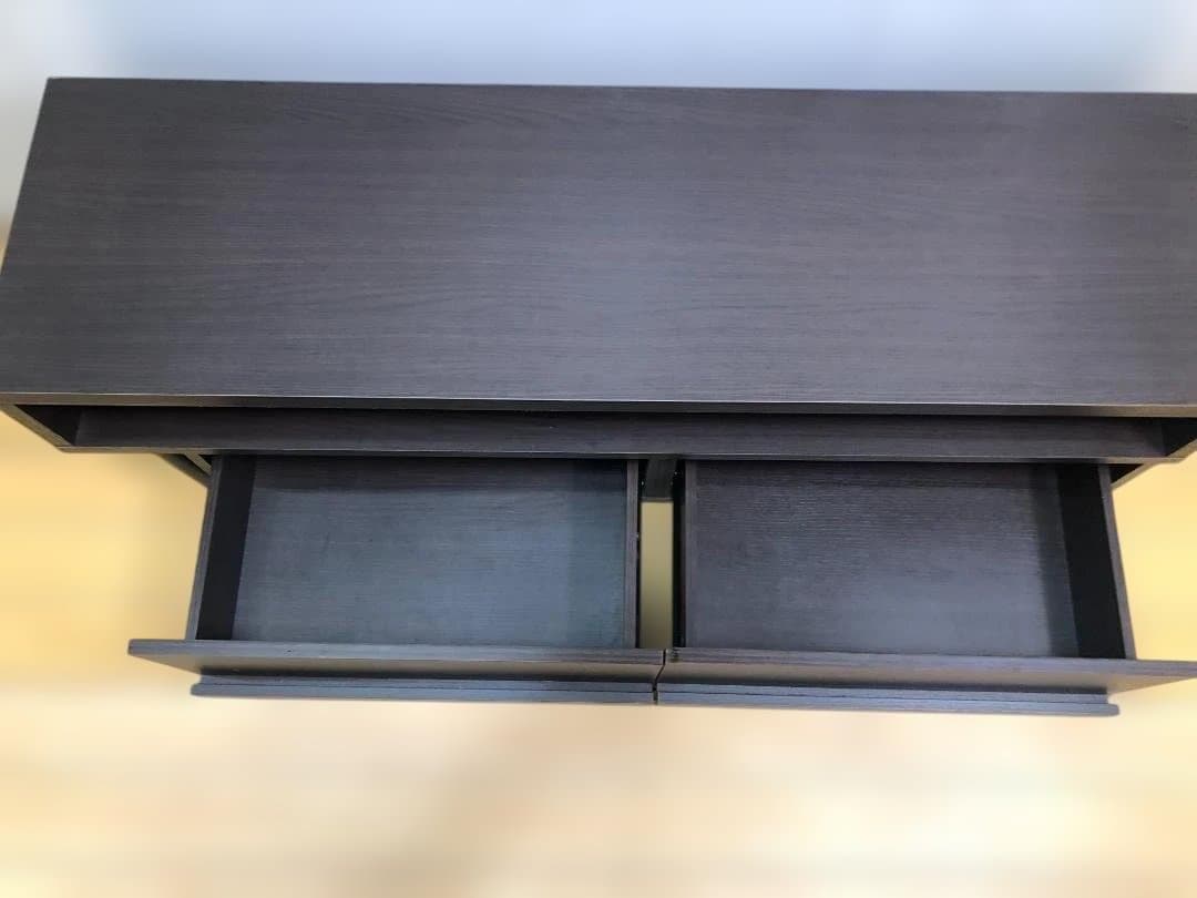 送料無料 テレビボード ローボード 伸縮式 ブラウン 引き出し 251124