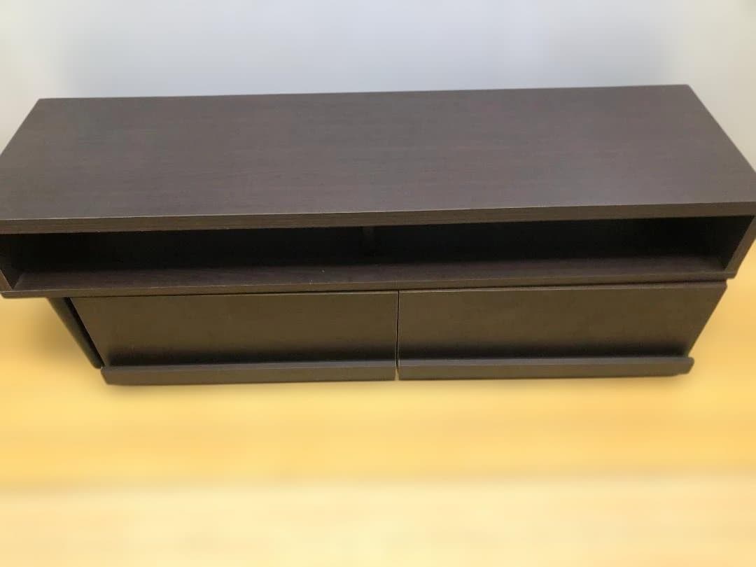 送料無料 テレビボード ローボード 伸縮式 ブラウン 引き出し 251124