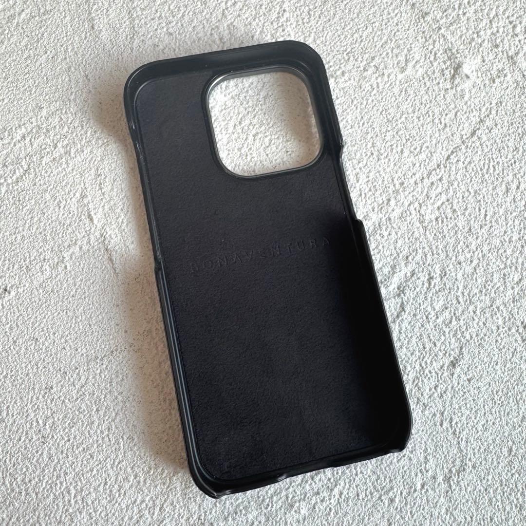 BONAVENTURA ボナベンチュラ iPhone15proケース ブラック
