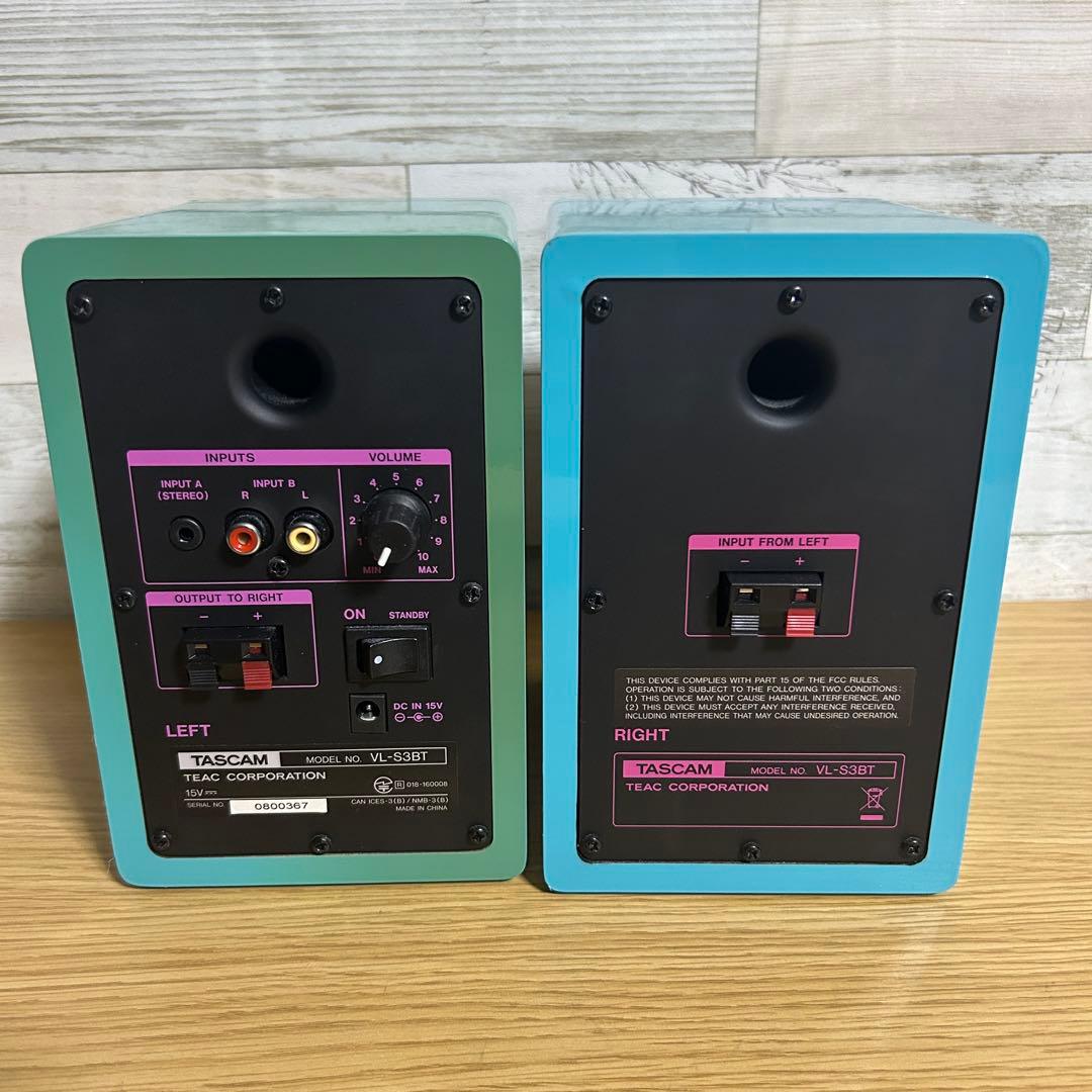 【色褪せあり】 TASCAM VL-S3BT MIKU デスクトップモニター