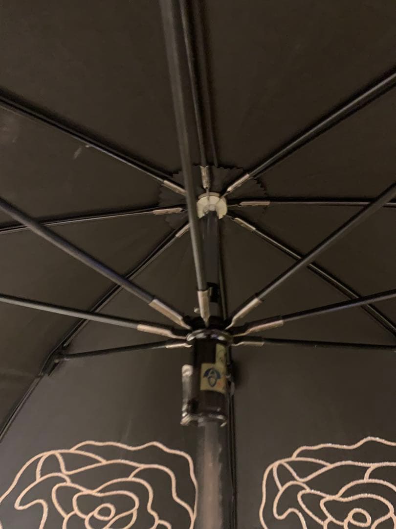 イブサンローランバラの花柄 日傘 晴雨兼用　刺繍　YSL UV 遮光