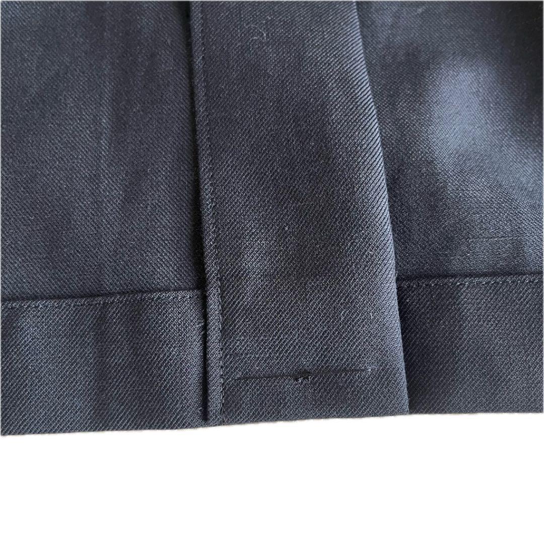 ✨未使用タグ付き✨ATON 25SS ダブル ジャケット ウールリネン 黒 S