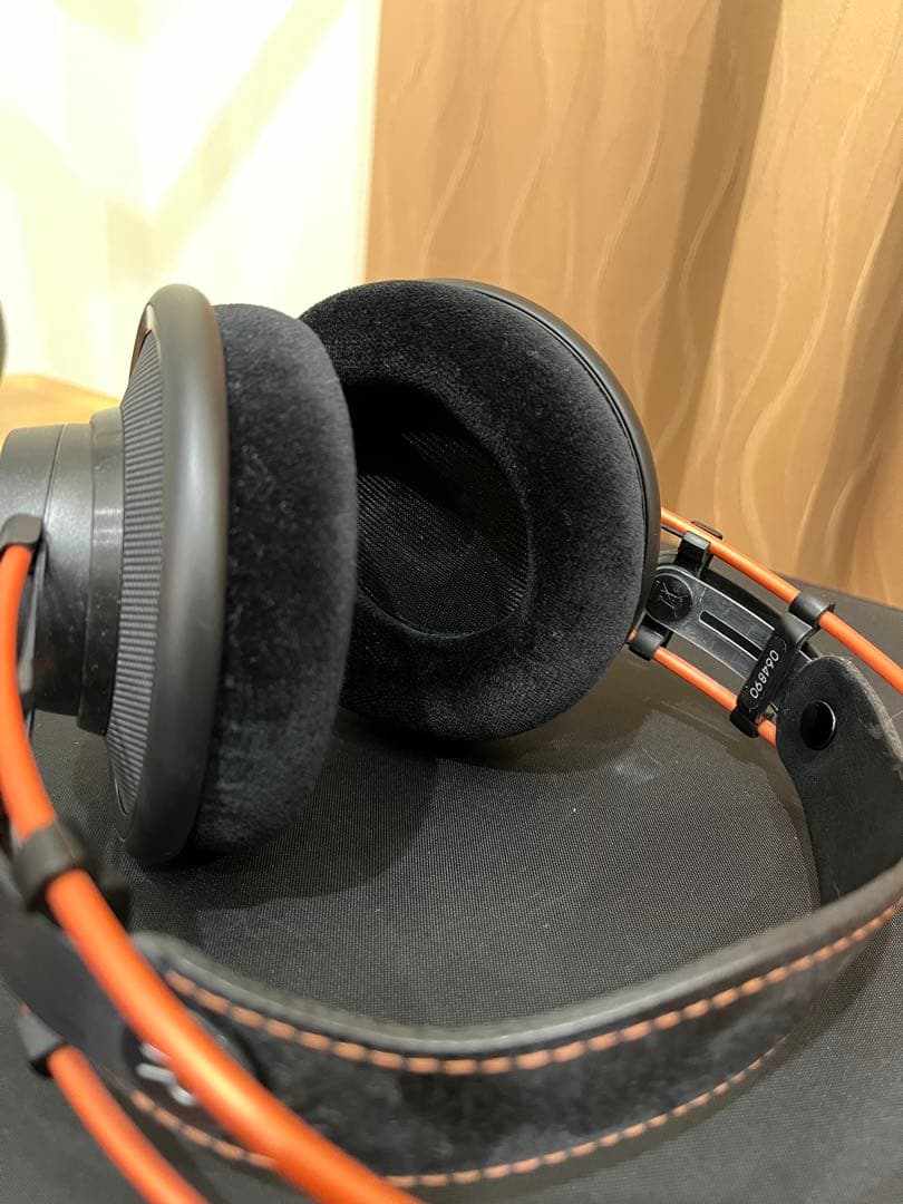 K712 PRO ブラック・オレンジ 有線ヘッドホン