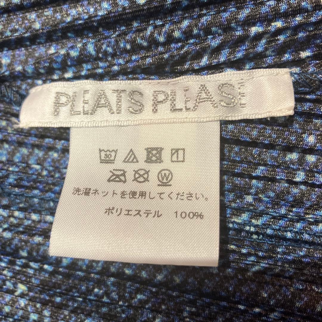 プリーツプリーツデニム柄ロングジャケット+チュニックワンピース