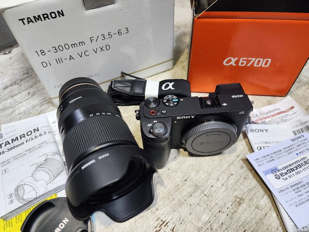 ソニー SONY α6700＋タムロンTAMRON18-300ｍｍ