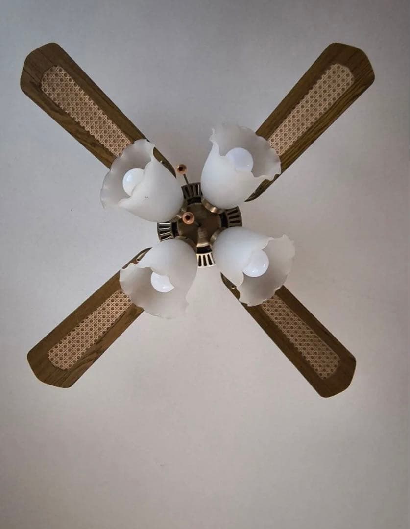 シーリングファン 4枚羽根 4灯