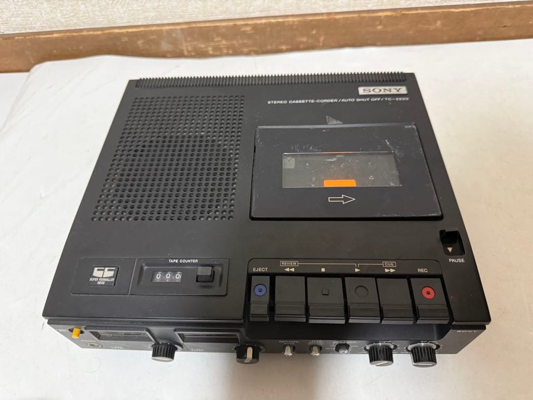 ジャンク品 ソニー tc-2220 カセットレコーダー