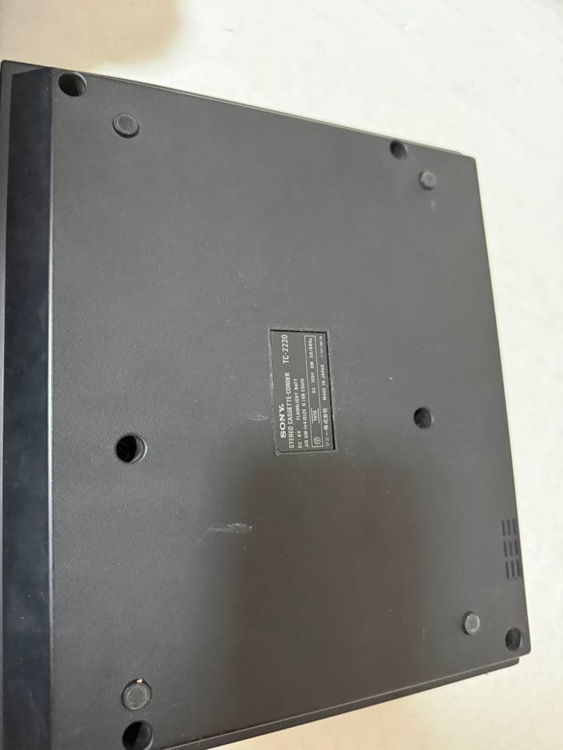 ジャンク品 ソニー tc-2220 カセットレコーダー