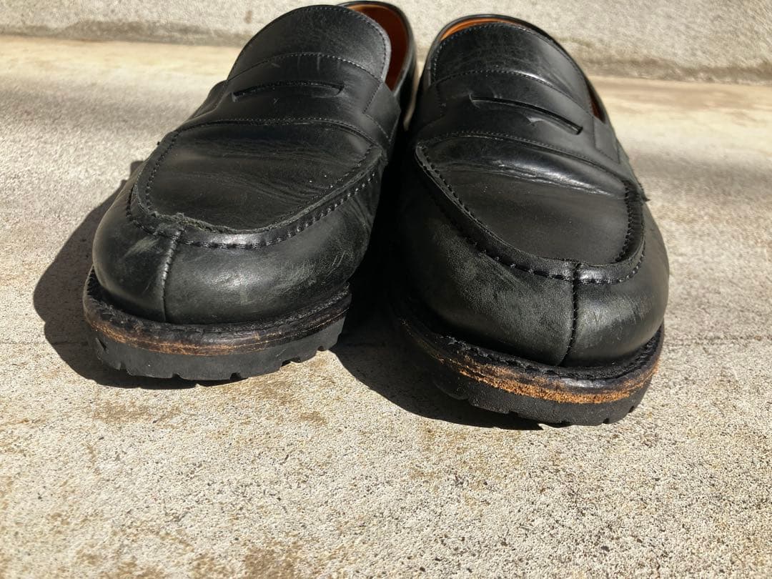 nonnative レザー ローファー ストレートチップ