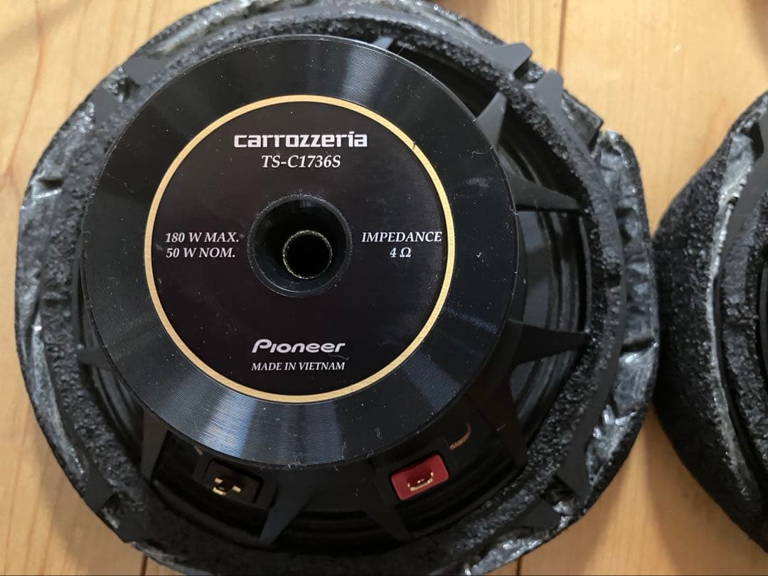 くろ　カロッツェリア　TS-C1736S バッフルセット